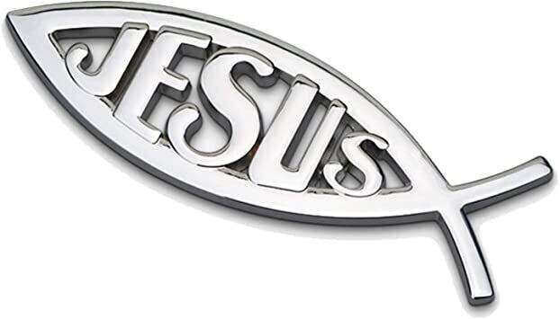 Jesus Fish Auto Emblem