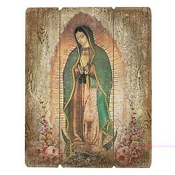 Our Lady of Guadalupe Pallet Sign