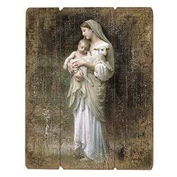 Bouguereau : L&#39;Innocence Wood Pallet Sign