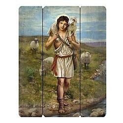 Good Shepherd Wood Pallet Sign