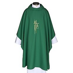 Monastic Chasuble Green