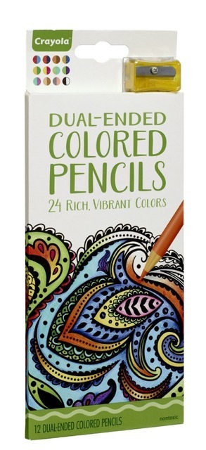 Crayola® Dual-Ended Colored Pencils 24 Rich, Vibrant Colors (12 count)