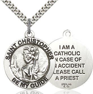 St. Christopher Pendant Medal (Catholic)
