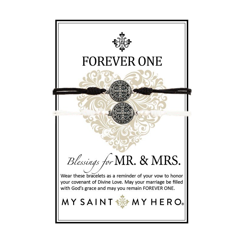 Forever One Bracelets: Blessings for MR. & MRS. (My Saint My Hero)