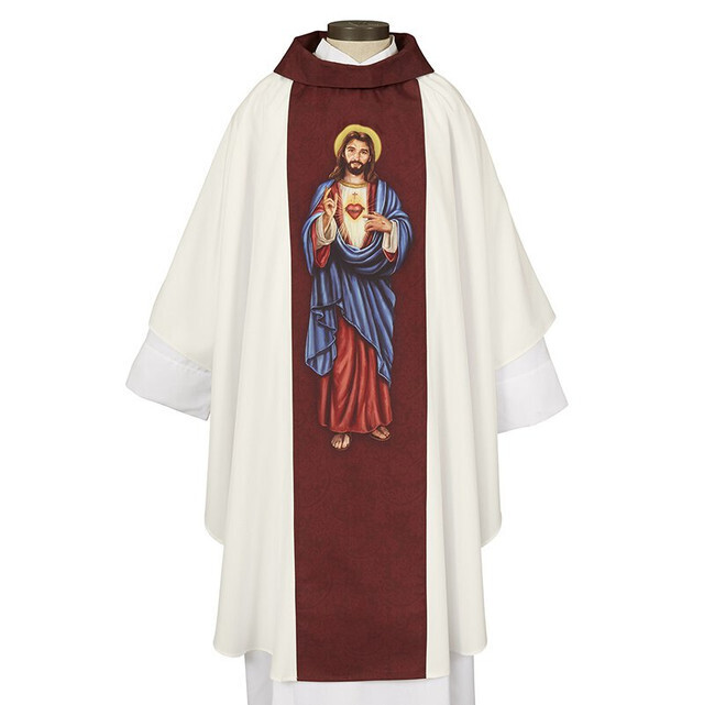 Sacred Heart Chasuble Printed