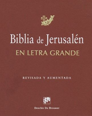 Biblia de jerusalén en letra grande