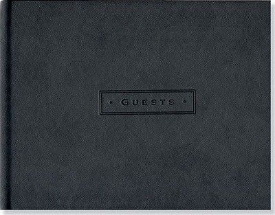 Classic Black Guest Book