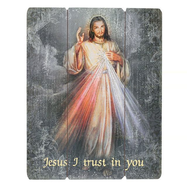 Divine Mercy Pallet Sign