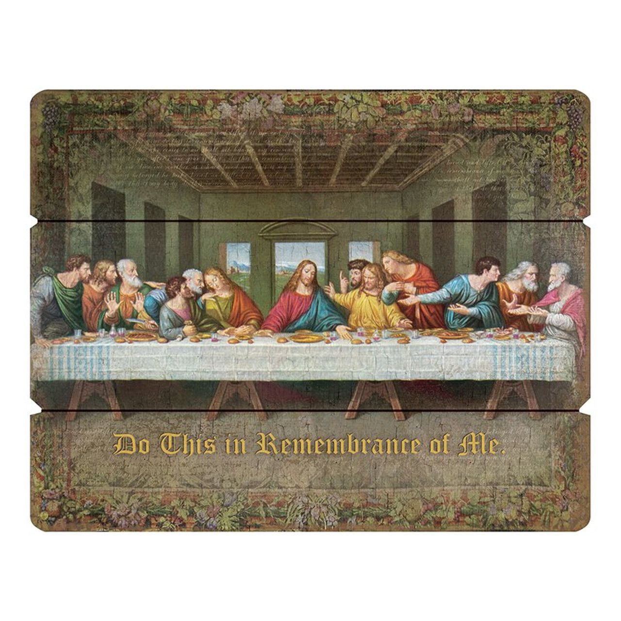 Last Supper Pallet Sign