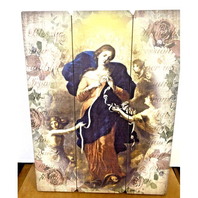 Mary, Untier of Knots - Pallet Sign