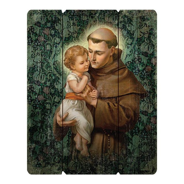 Saint Anthony Pallet Sign St. Anthony Pallet Sign