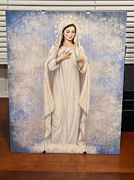Our Lady of Medjugorje - Pallet Sign
