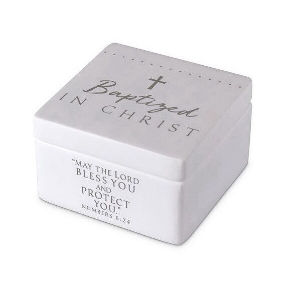 Baptized In Christ Keepsake Box Numbers 6:24