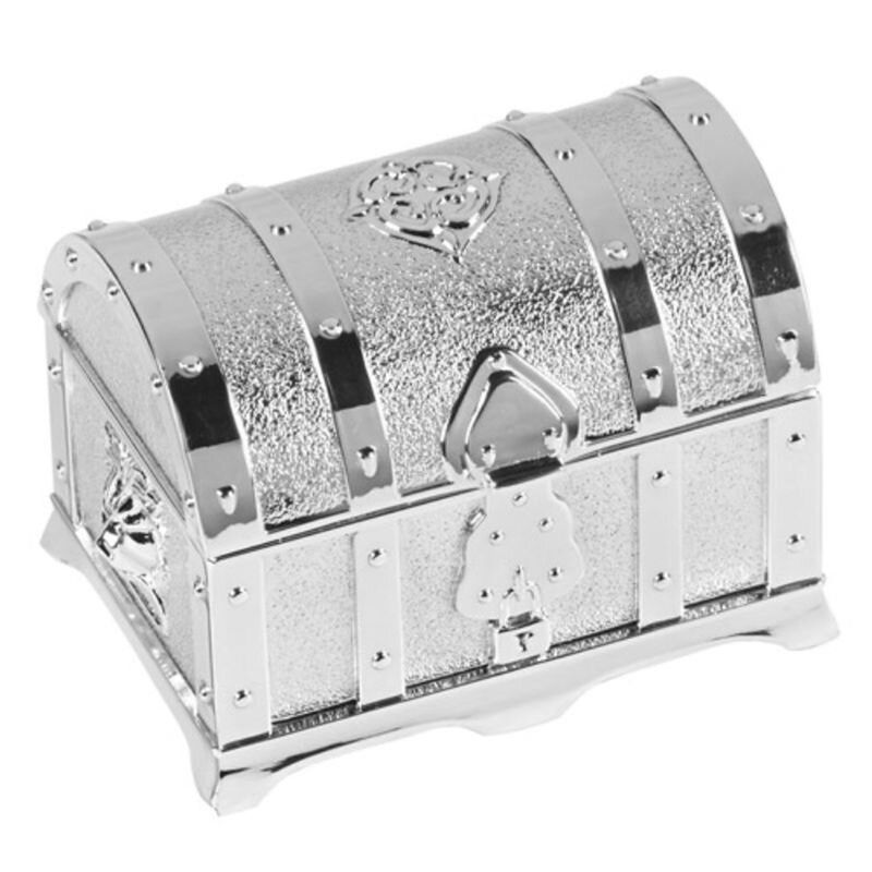 Silver Treasure Box with Arras Coins Set