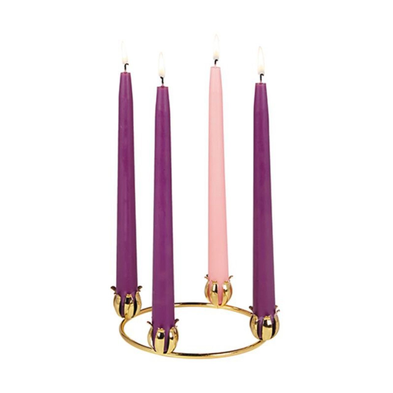 6&quot; Dia Brass Advent Wreath