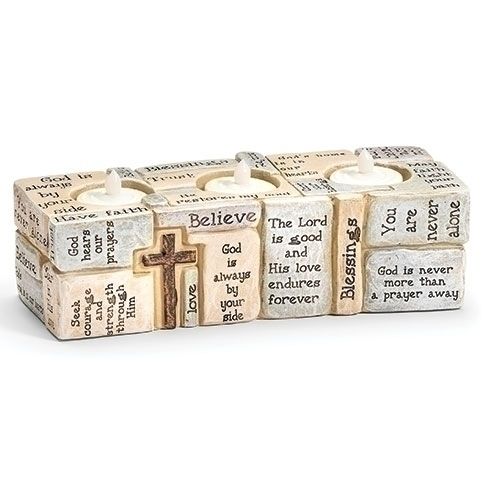 Crossword Candle Holder