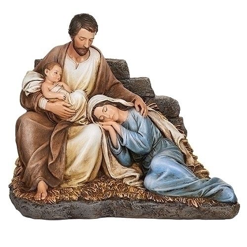Sleeping Mary with Baby Jesus &amp; St Joseph Figure