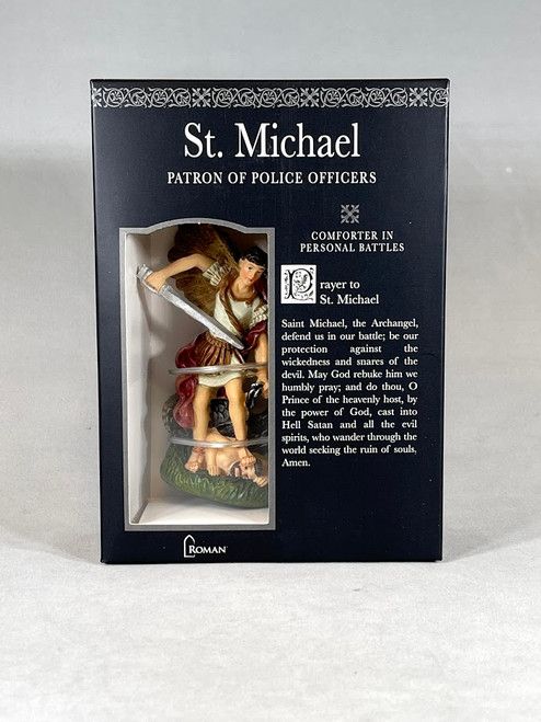 3.5&quot; St. Michael Figure Patron &amp; Protector