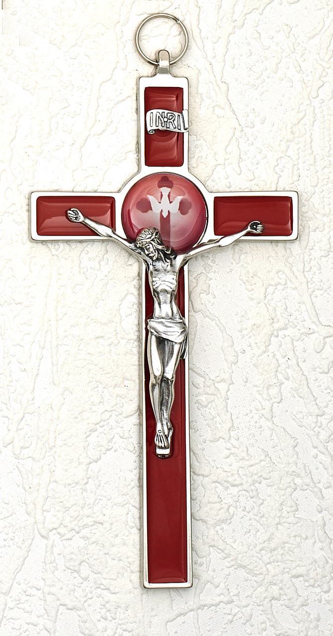 Holy Spirit Red Crucifix Confirmation