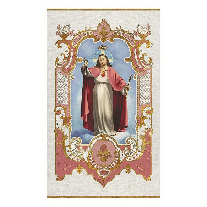 Christ The King Vintage Banner Size:3&#39; W x 5&#39; H