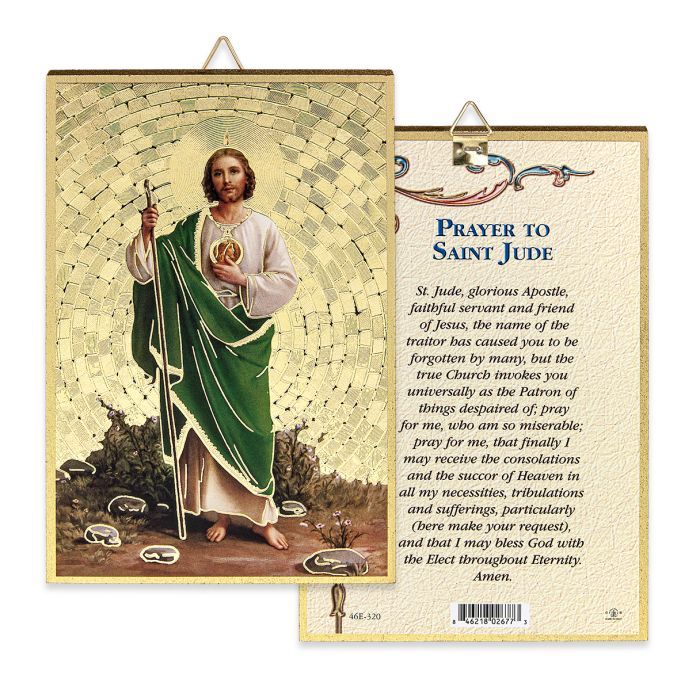 Saint Jude Gold Foil Mosaic