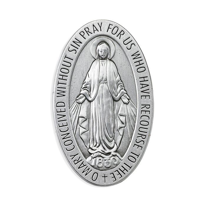Miraculous Medal Auto Visor Clip