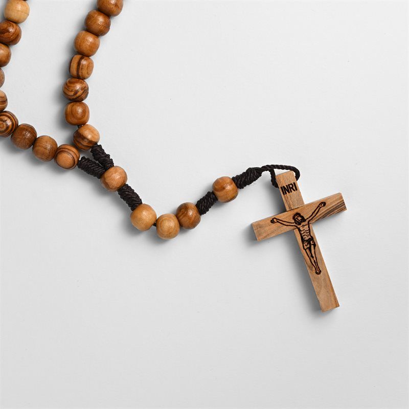 Rosary family size - Olive Wood