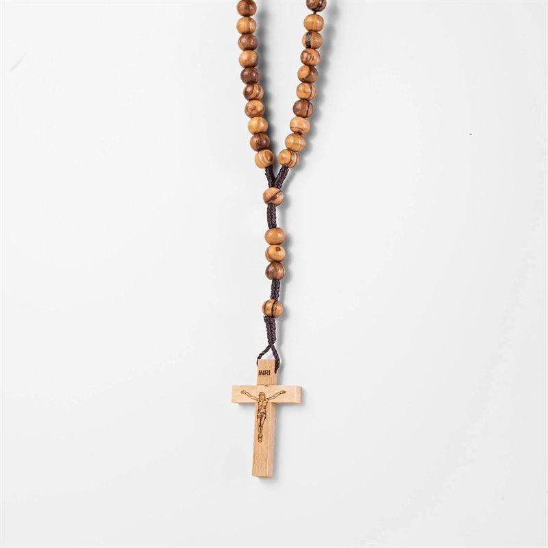 Olive Wood Rosary - 6mm Beads