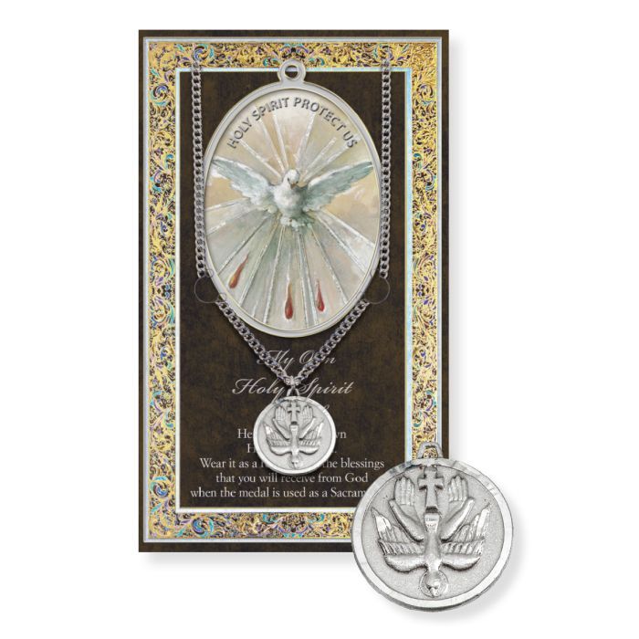 Holy Spirit Genuine Pewter Medal