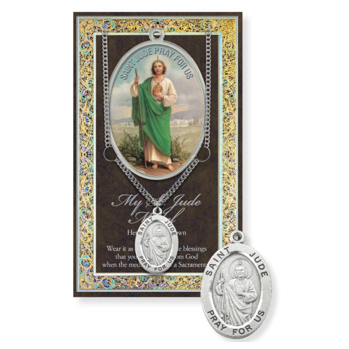 Saint Jude Genuine Pewter Medal