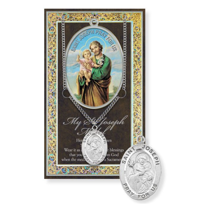 Saint Joseph Genuine Pewter Medal