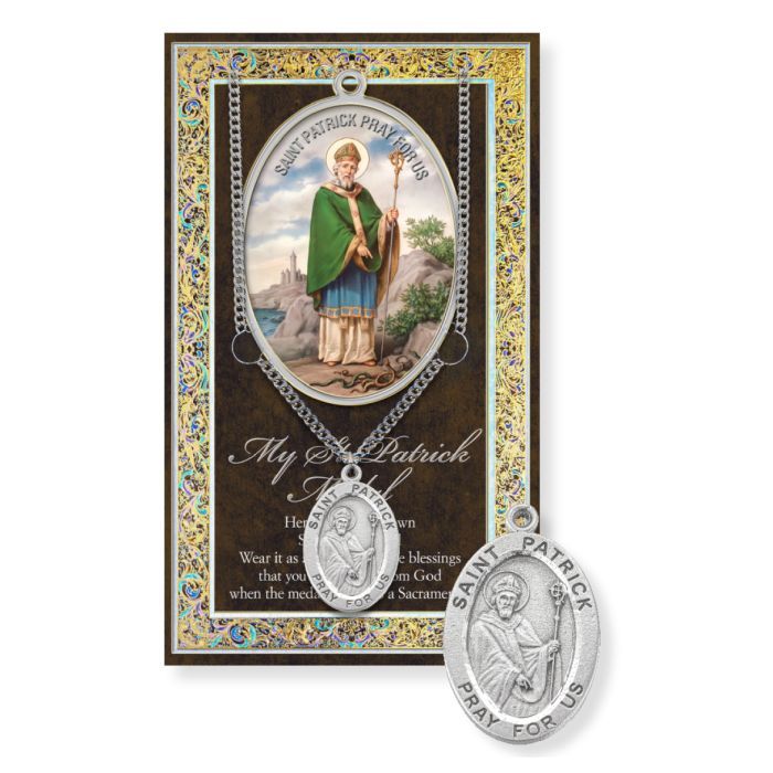 Saint Patrick Genuine Pewter Medal