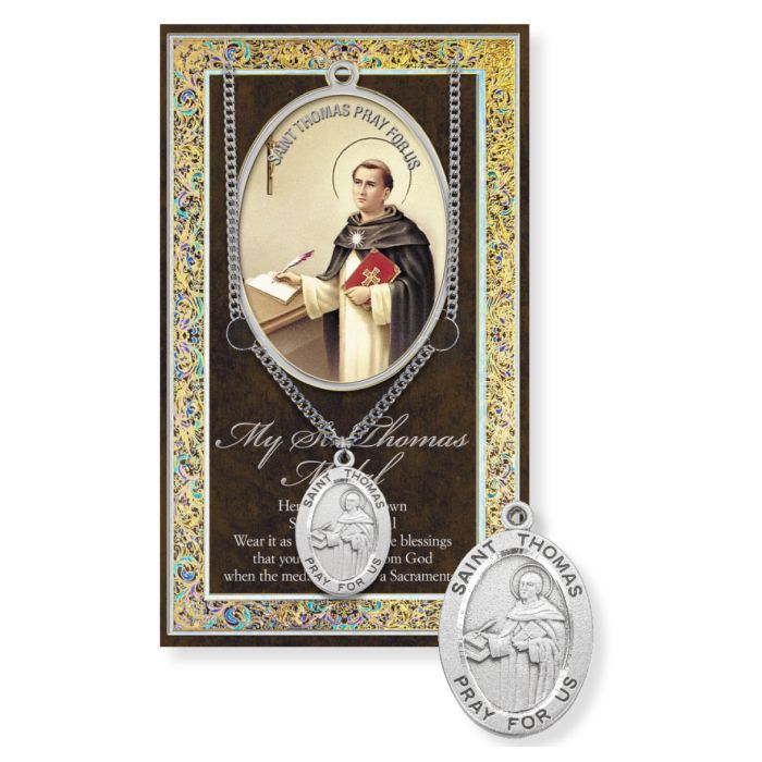 Saint Thomas Genuine Pewter Medal