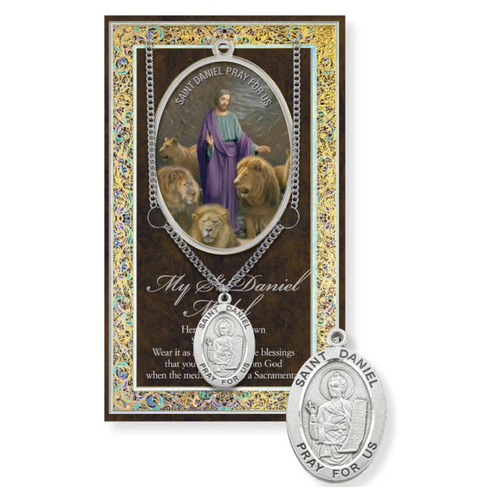 Saint Daniel Genuine Pewter Medal