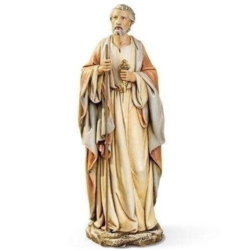 10.5&quot;H ST PETER W/KEYS FIGURE