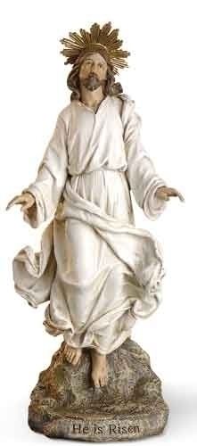 12&quot;H CHRIST IS RISEN FIGURE