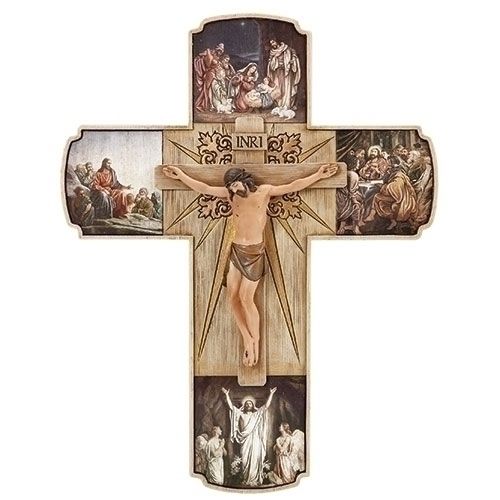 12&quot;H LIFE OF CHRIST CRUCIFIX