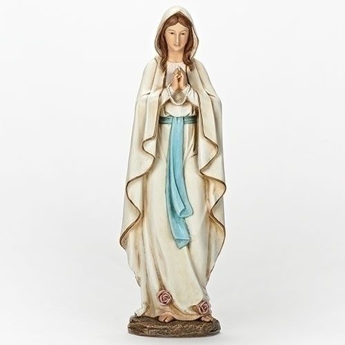 13.5&quot;H OUR LADY OF LOURDES FIGURE