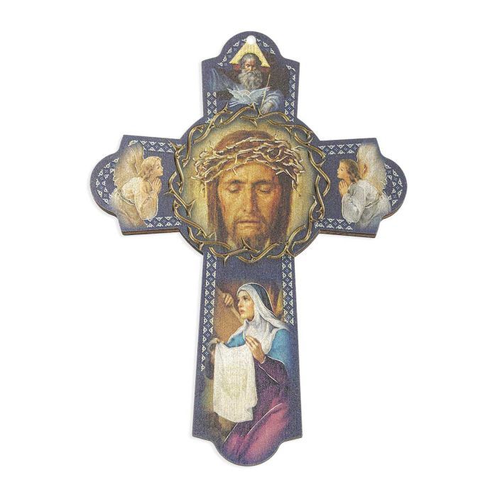 Holy Face of Jesus Wooden Wall Cross