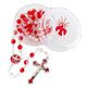 Ruby Confirmation Rosary with Case