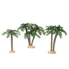 3 Piece Palm Tree Set by Fontanini - 5&quot; Scale