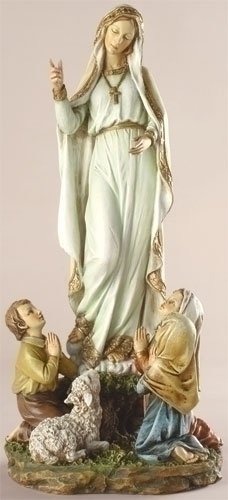 Our Lady of Fatima w/Children 12&quot; Statue