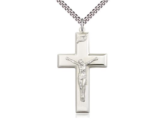 Sterling Silver Crucifix Pendant