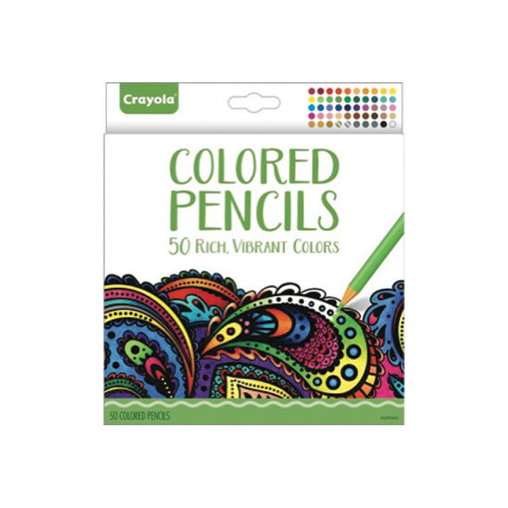 Crayola® Colored Pencils 50 Rich, Vibrant Colors (50 count)