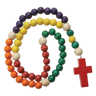 Wooden Kiddie Rosary
