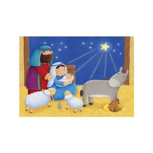 Baby in a Manger Advent Calendar