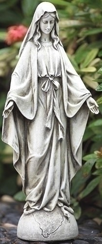 14&quot; OUR LADY OF GRACE GARDEN JOSEPHS STUDIO OUTDOOR STATUE