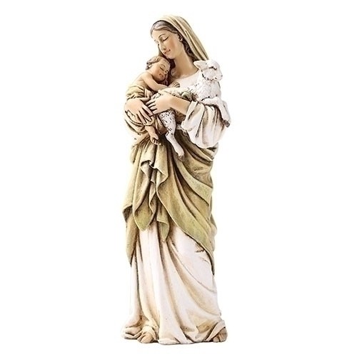 6.25" MADONNA &amp; CHILD W/LAMB