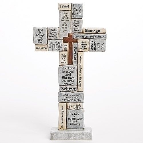 12.5" Standing Crossword Cross