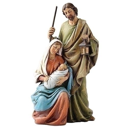 6.25" Holy Family Statue | Resin/Stone